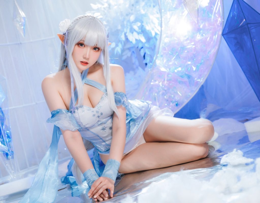 图片[2]-瓜希酱 – NO.49 爱蜜莉雅 水晶礼服[28P-144MB]-蜜桃啵啵