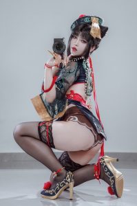 半半子 NO.92 玉玲珑僵尸娘 [24P2V-187MB]-蜜桃啵啵