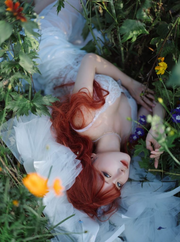 图片[2]-蠢沫沫 NO.357 花丛婚纱 [67P-517MB]-蜜桃啵啵