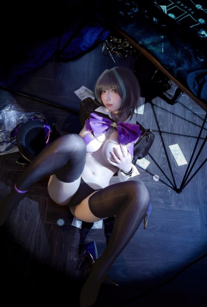 图片[2]-九曲Jean NO.139 柴郡绚烂夜梦 [40P-191MB]VIP-蜜桃啵啵