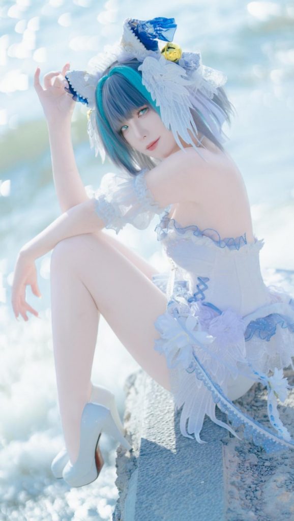 图片[2]-封疆疆v NO.63 柴郡小礼服 [10P-105MB]-蜜桃啵啵