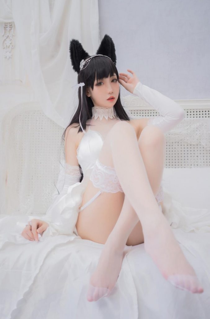 图片[2]-焖焖碳 NO.042 爱宕花嫁 [20P-211MB]-蜜桃啵啵