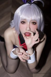 洛璃LoLiSAMA NO.76 FGO-黑贞兔子[42P1V-750MB]-蜜桃啵啵