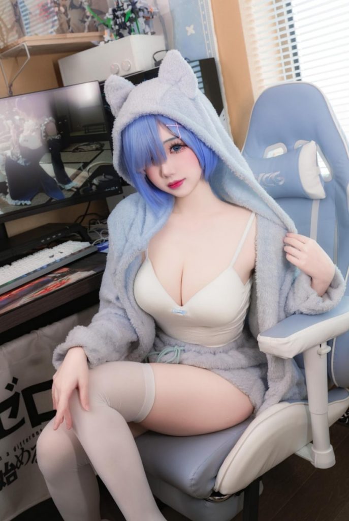 雪晴Astra NO.090 蕾姆猫猫[13P-106MB]-蜜桃啵啵