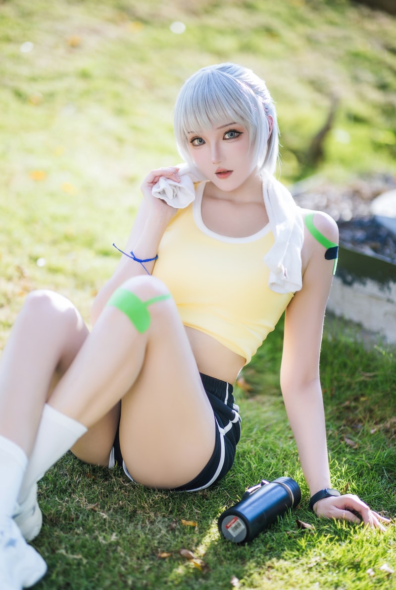 瓜希酱 NO.101 灵笼-白月魁运动服[15P-49MB]